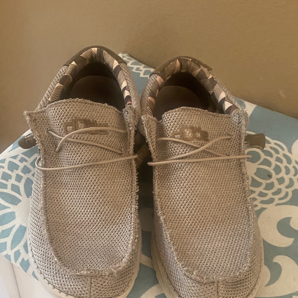 Hey Dude Tan Loafers